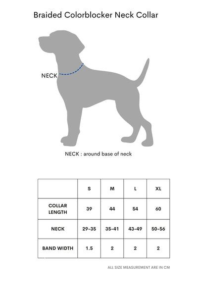 storets.com [COSONNE] Braided Colorblocker Neck Collar(for pet)