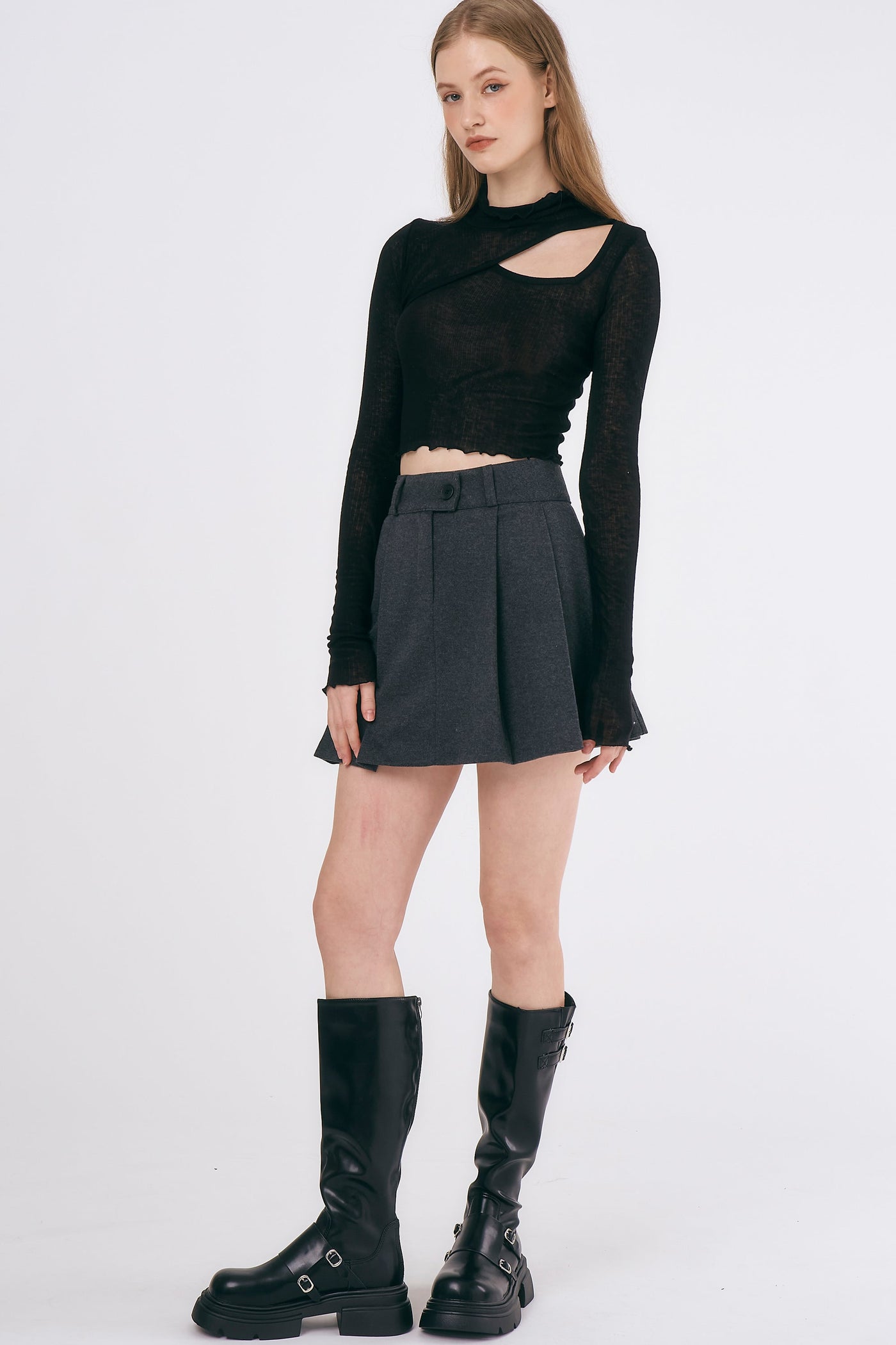 storets.com Sophia Pleated Mini Skort