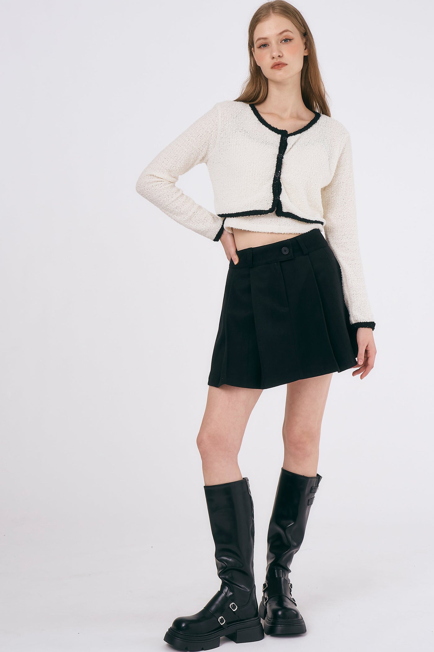 storets.com Sophia Pleated Mini Skort
