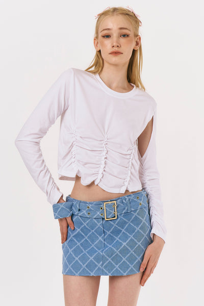 storets.com Melissa Micro Mini Denim Skirt