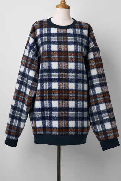 storets.com Willow Oversized Plaid Top