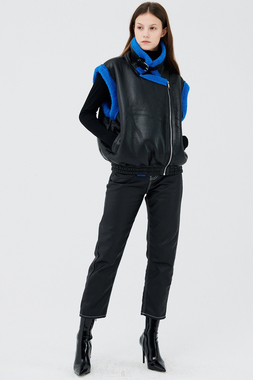 storets.com Arya Faux Shearling Vest