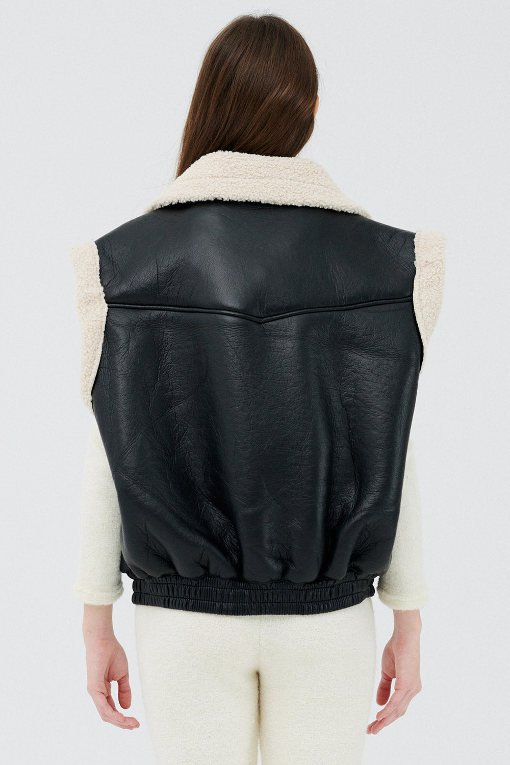 storets.com Arya Faux Shearling Vest