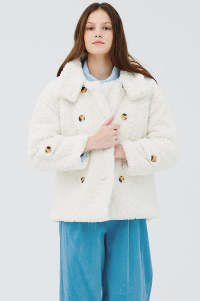 storets.com Emma Double Breasted Teddy Coat