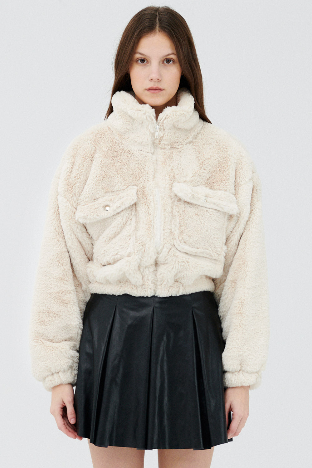 Iris Faux Fur Bomber Jacket | Women's Jackets & Coats | storets