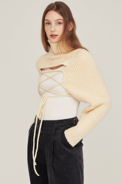 storets.com Whitney Two-way Cropped Sweater