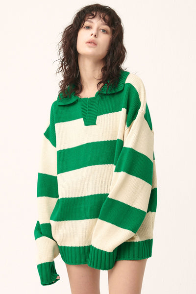 storets.com [NEW] Blake Oversized Varsity Sweater