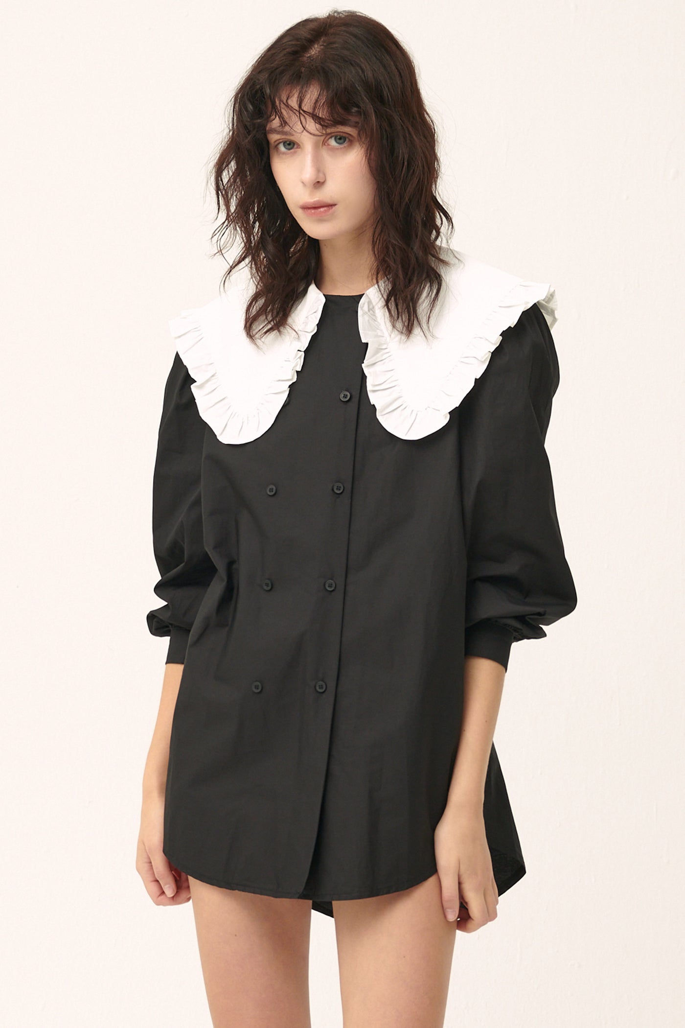 storets.com [NEW]Penelope Puff Sleeve Shirt/Dress