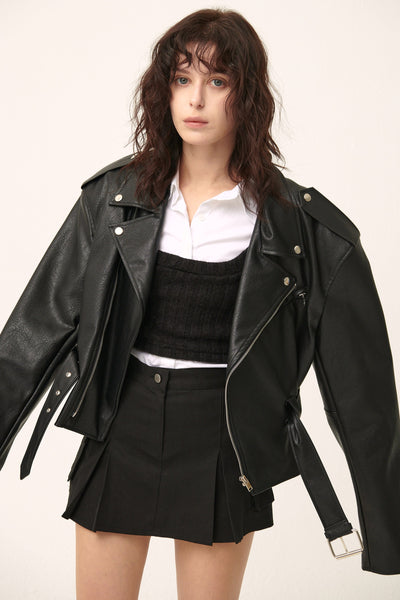 storets.com [NEW]Megan Oversized Rider Jacket