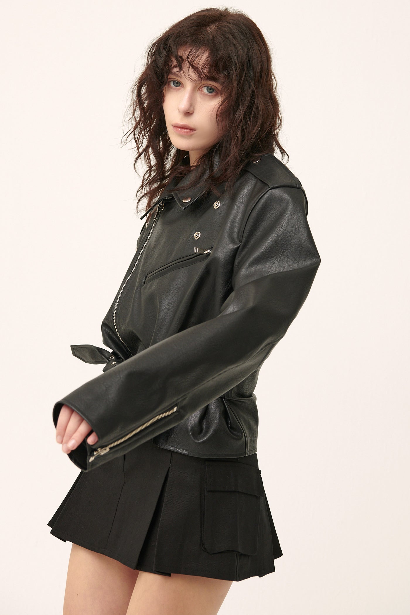storets.com [NEW]Megan Oversized Rider Jacket