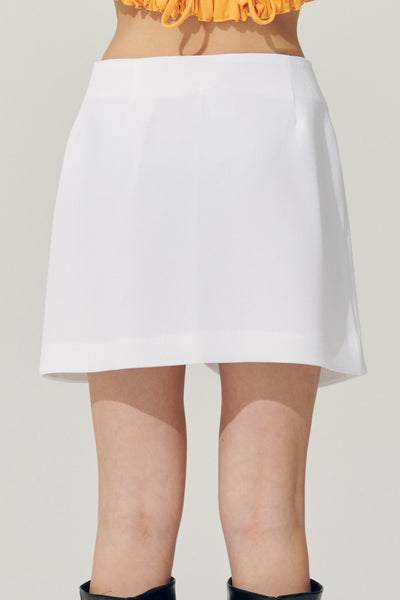 storets.com Re:born Eva Tulip Wrap Mini Skirt