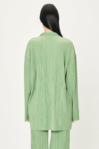 storets.com Maria Oversized Plisse Shirt