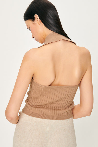 storets.com Avery Knitted Halter Neck Top