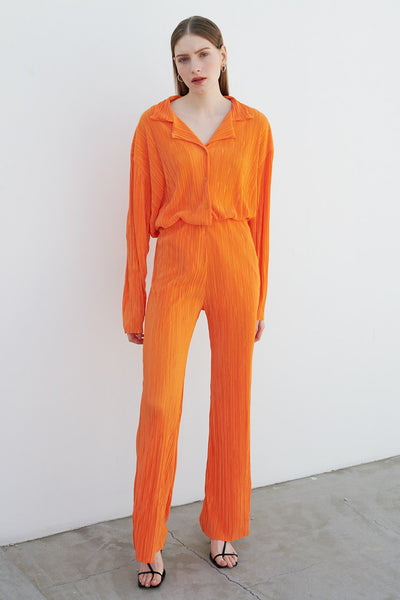 storets.com Maria Flared Leg Plisse Pants