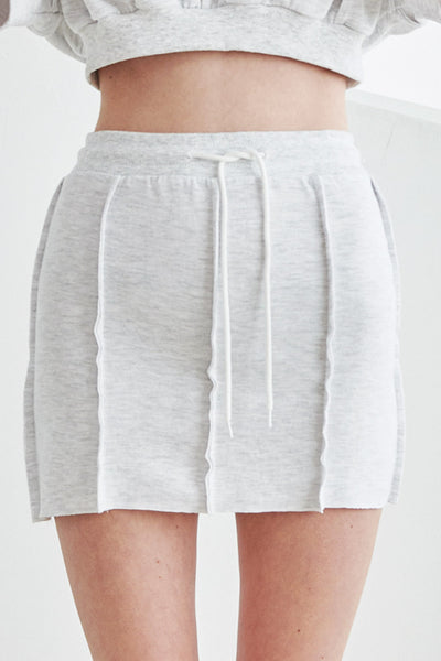 storets.com Livy Frayed Sweat Skirt