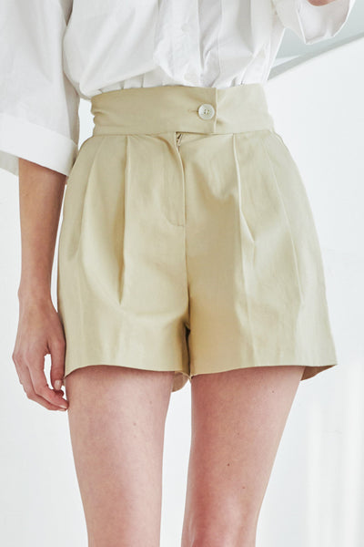 storets.com Grace Pintucked Shorts