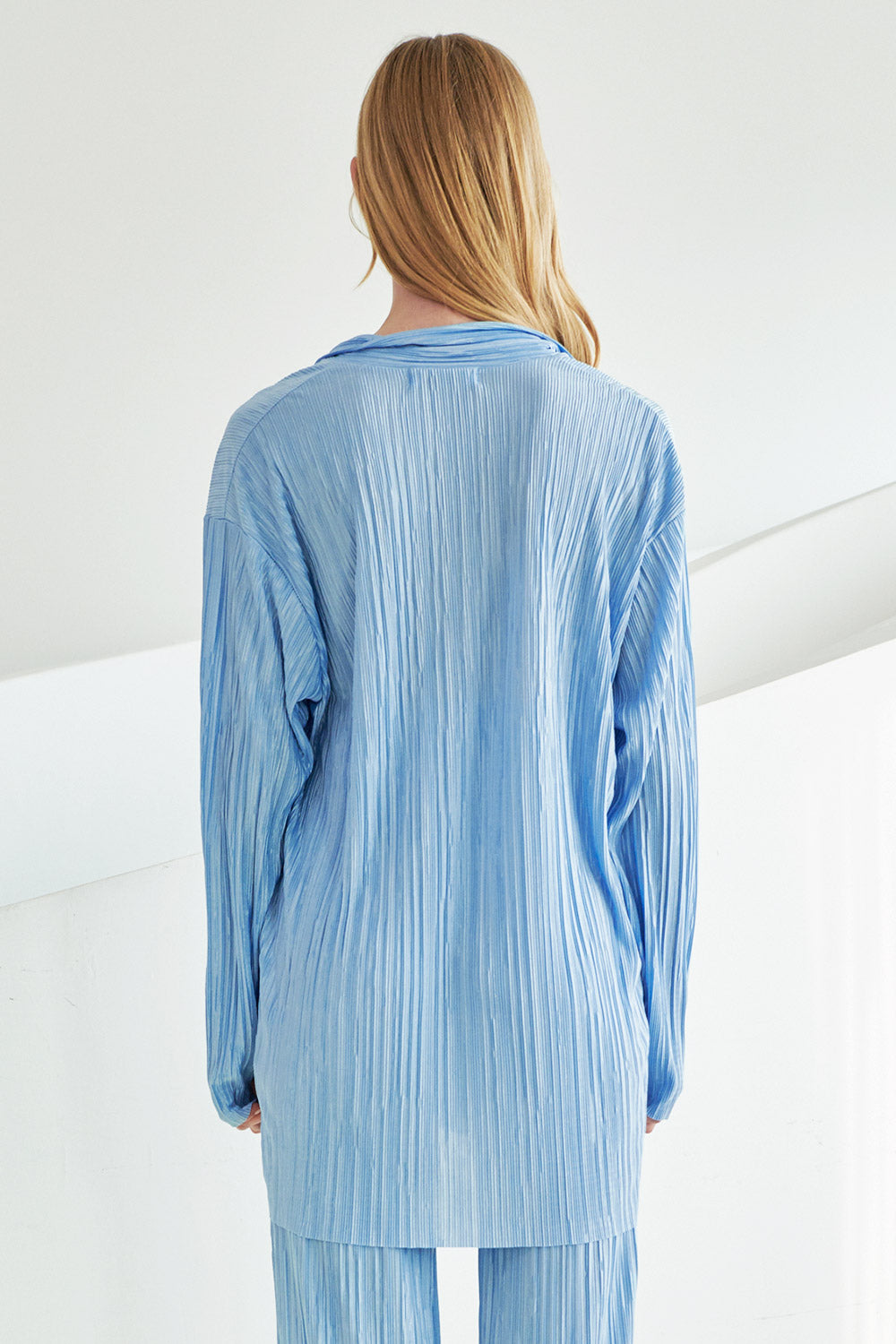 storets.com Maria Oversized Plisse Shirt