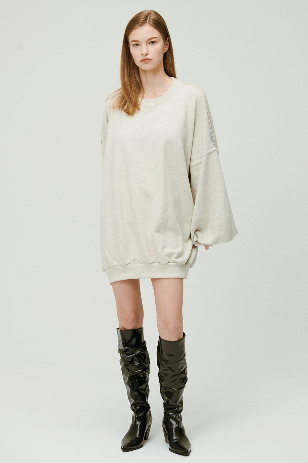 open lace back dress Lexi Oversized Sweatshirt/Dress | Women's Sweatshirt