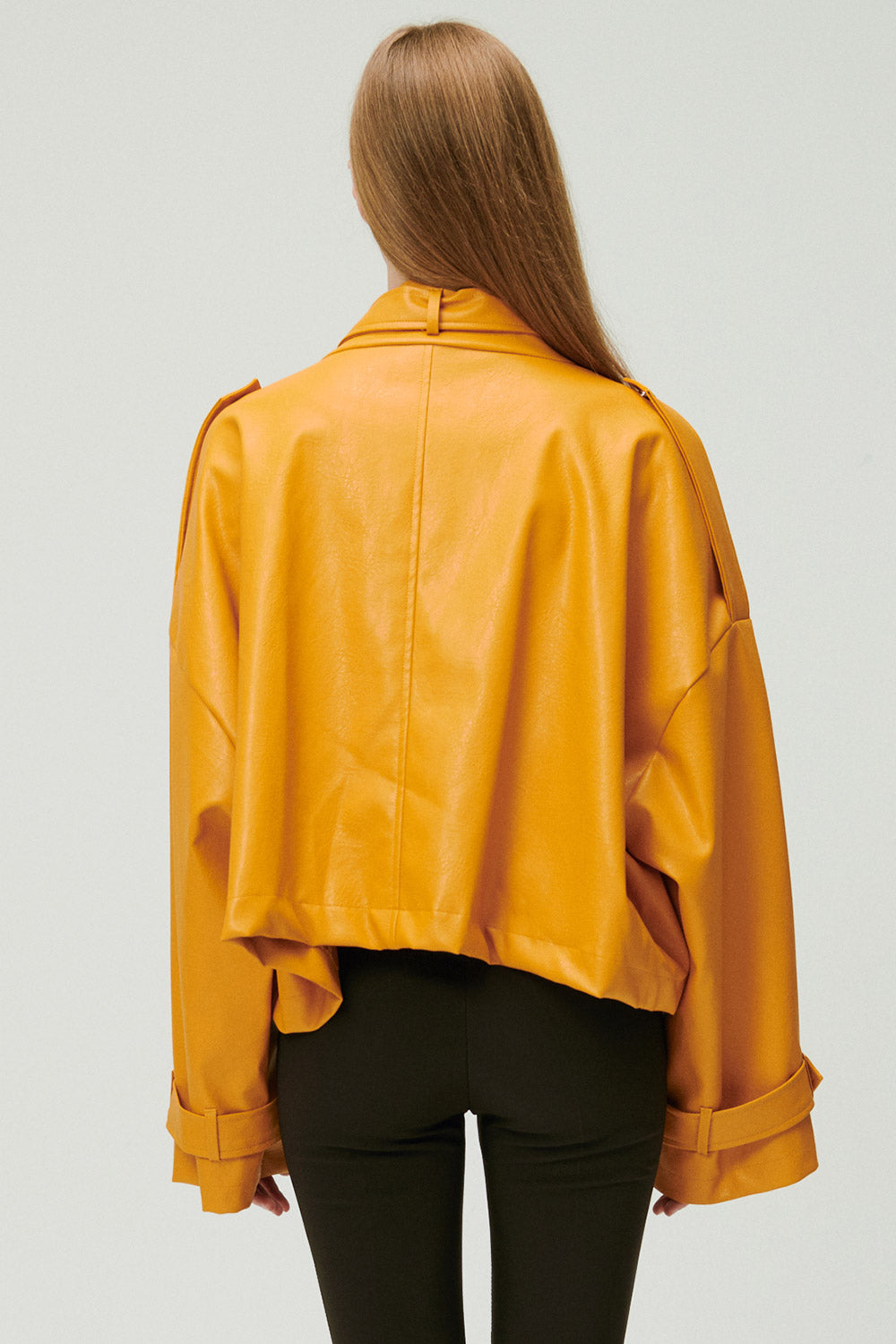 storets.com Naomi Oversized Pleather Jacket