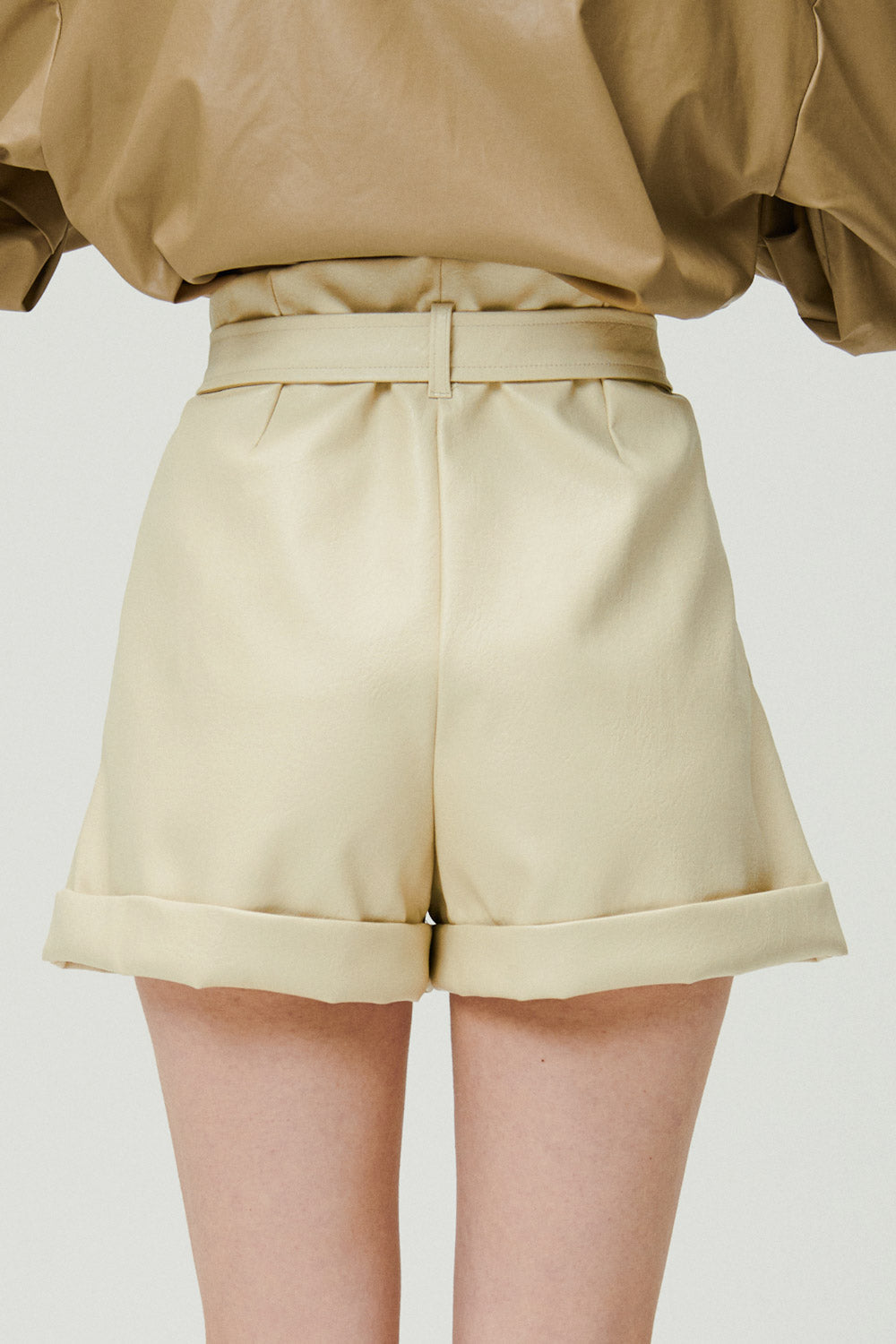 storets.com Rachel Paperbag Pleather Shorts