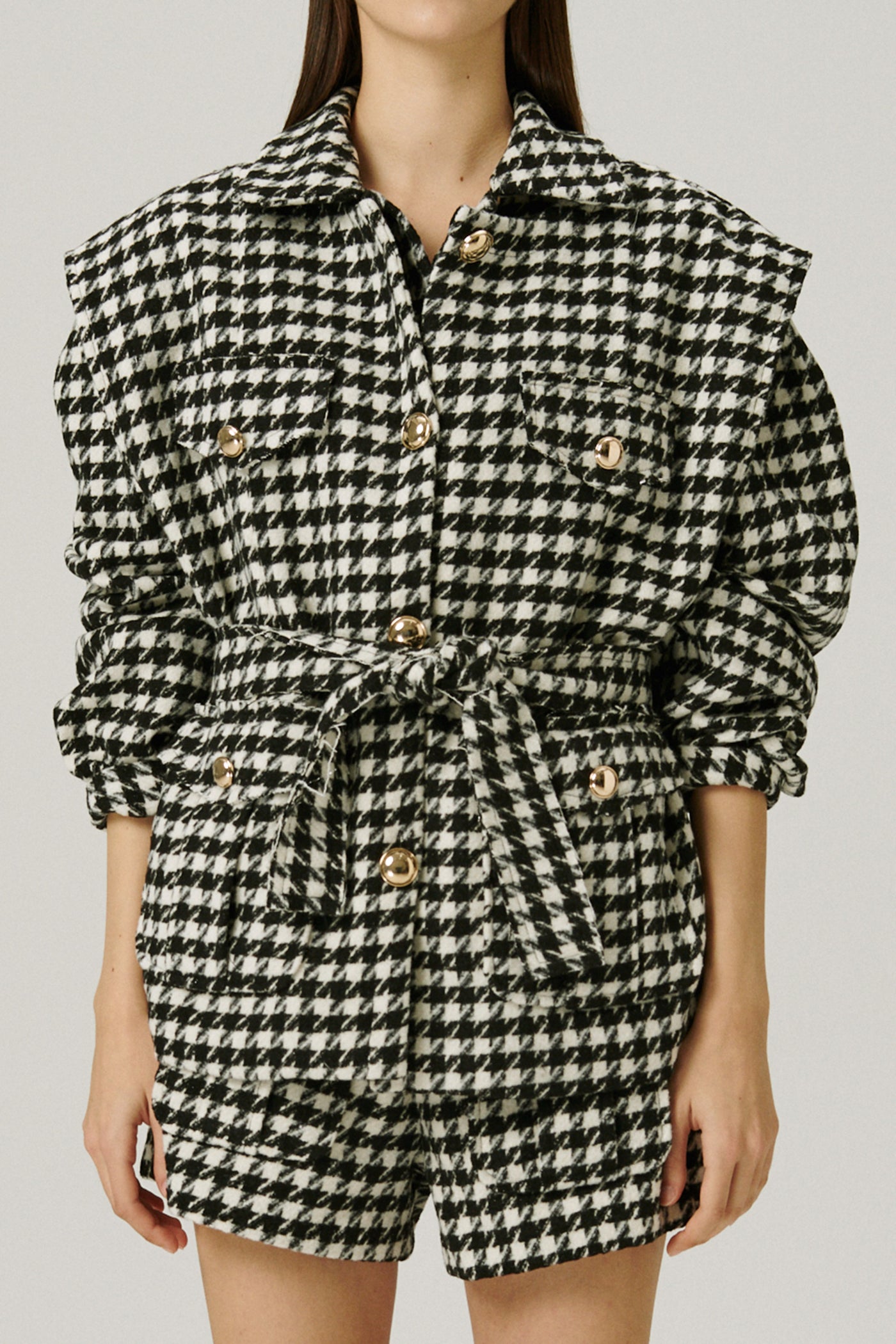 storets.com Harper Utility Houndstooth Vest