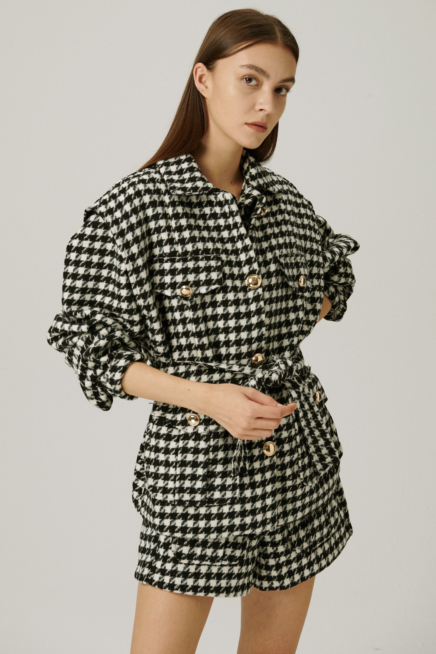 storets.com Harper Utility Houndstooth Vest