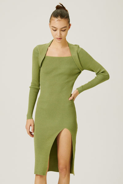 storets.com Edie Square Neck Knitted Dress