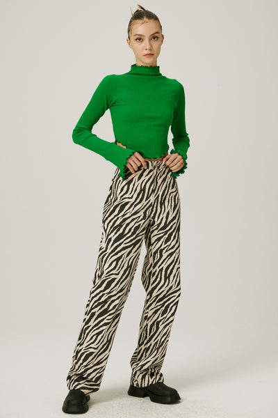 storets.com Ivy Wide Leg Pants in Zebra