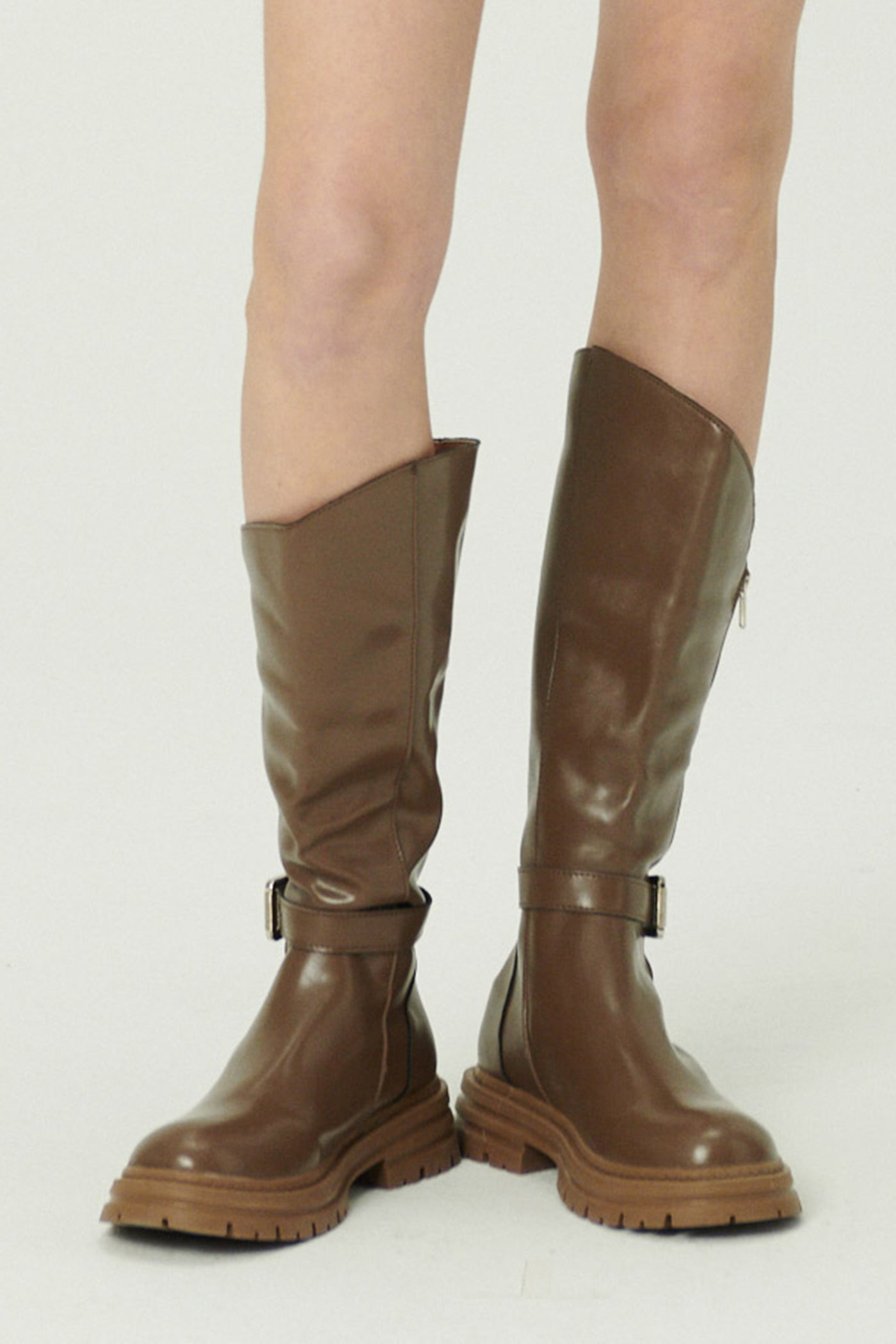storets.com Fabie Belted Calf Boots w/Side Zip