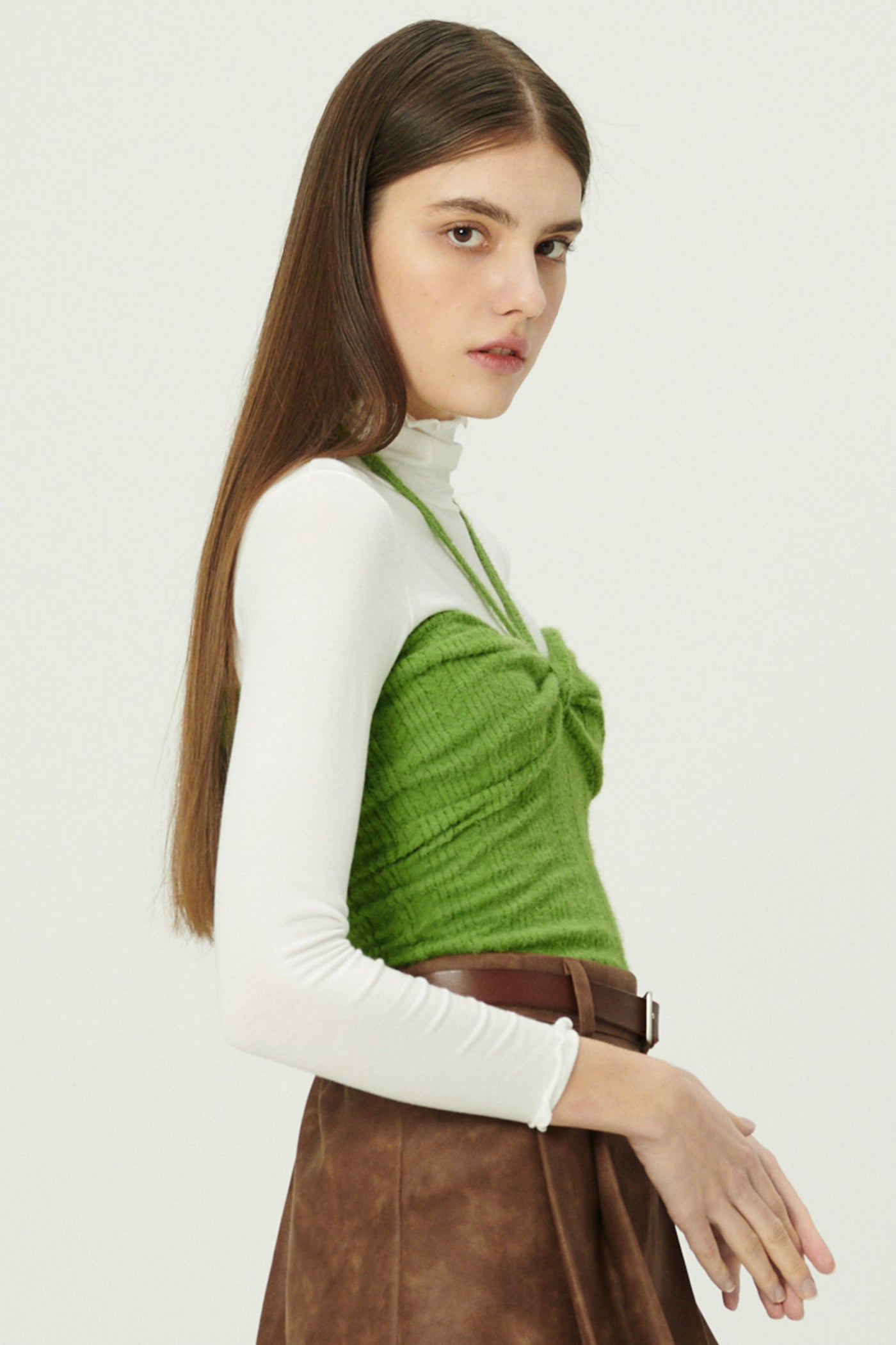 storets.com Isabella Front Knot Knitted Top