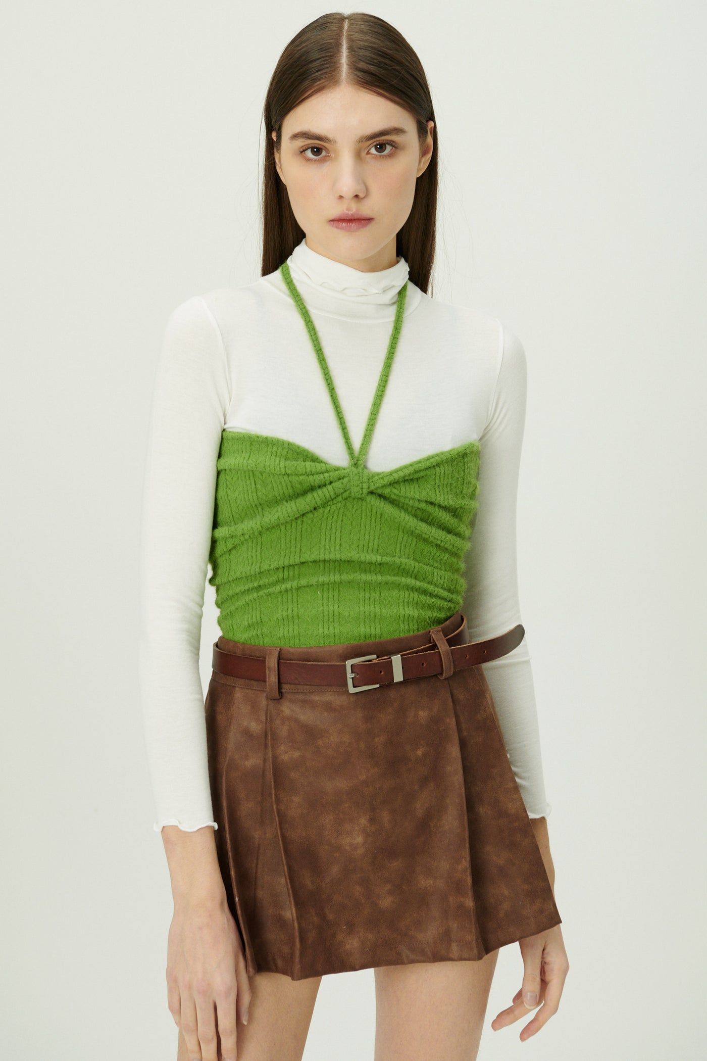 storets.com Isabella Front Knot Knitted Top