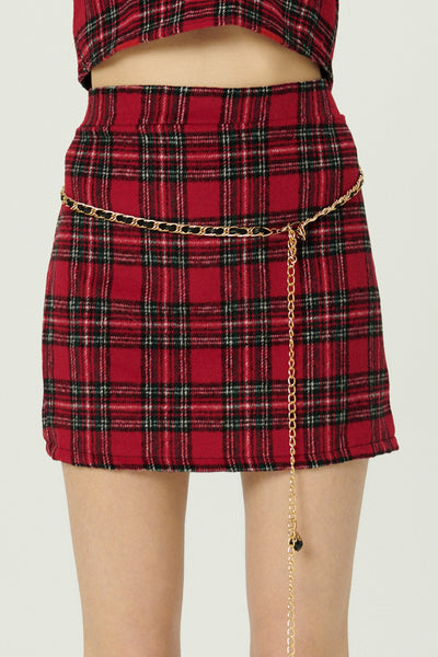 storets.com Jasper Mini Skirt in Plaid