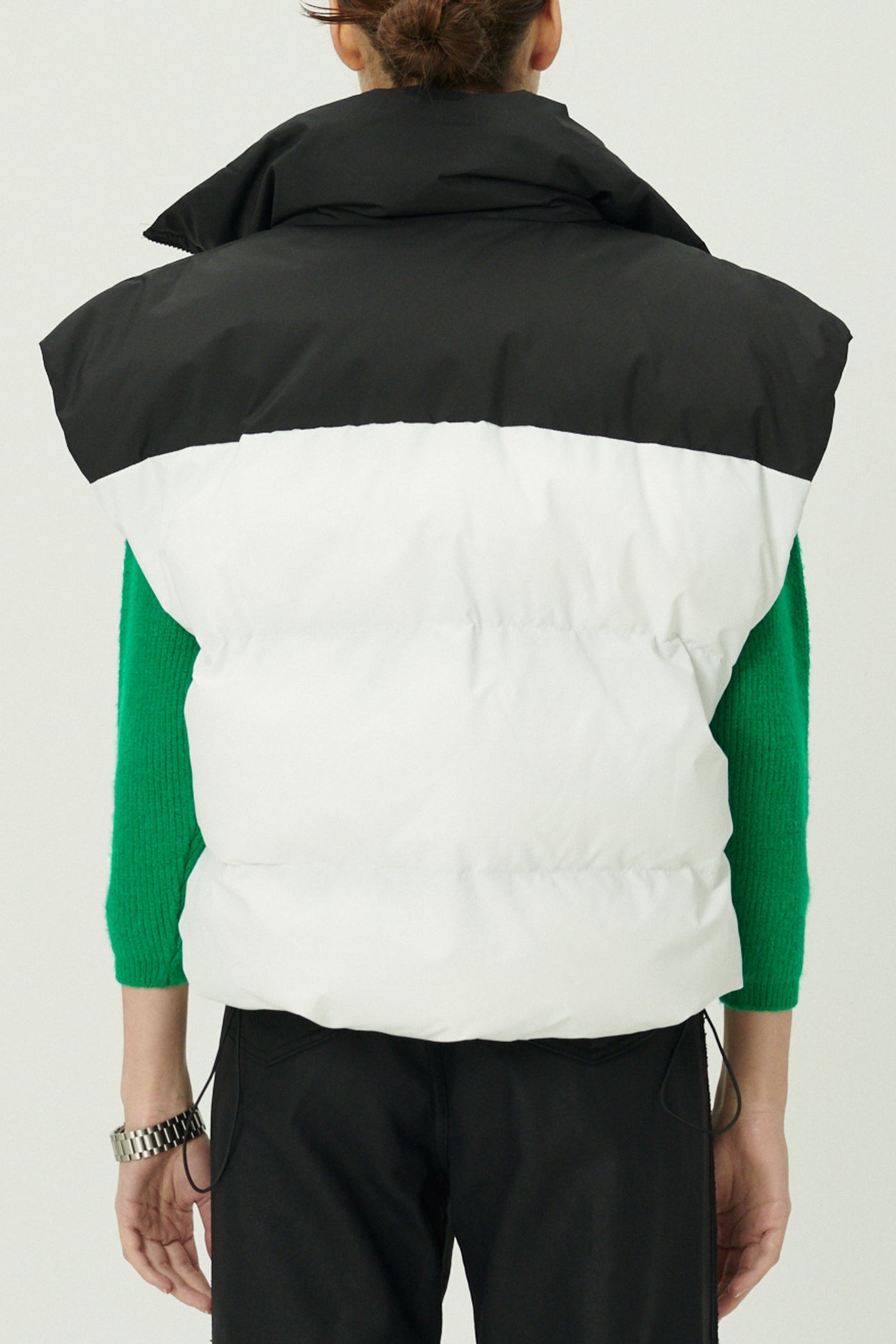 storets.com Claudia Color Block Puffer Vest