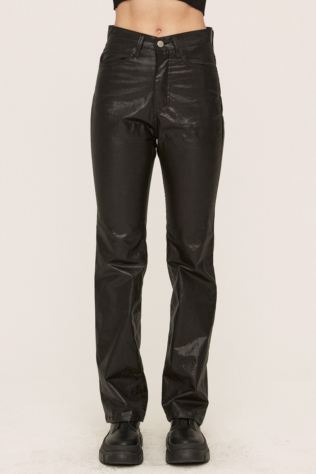 Freyja Coated Leather-like Pants | Women's Other Pants | storets
