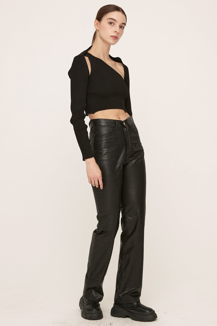 Freyja Coated Leather-like Pants | Women's Other Pants | storets