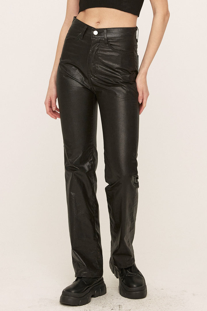 Freyja Coated Leather-like Pants | Women's Other Pants | storets