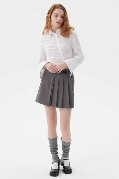 storets.com Aimee Wrap Effect Skirt