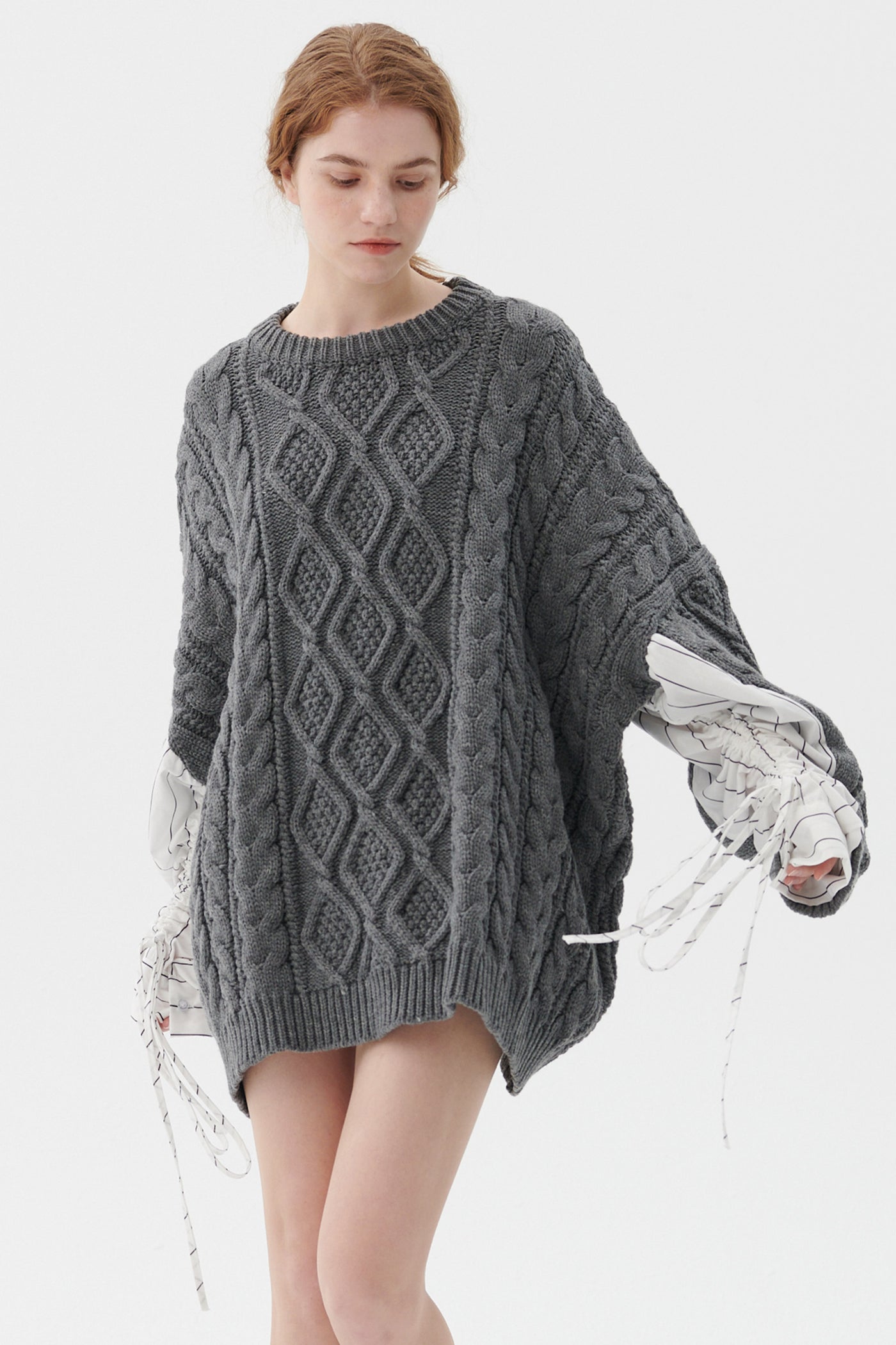 storets.com Sadie Shirt Combo Knit Pullover