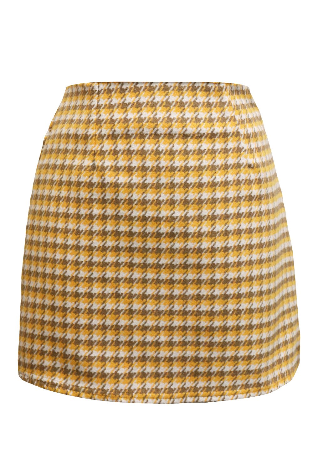 storets.com Zendaya Houndstooth Mini Skirt