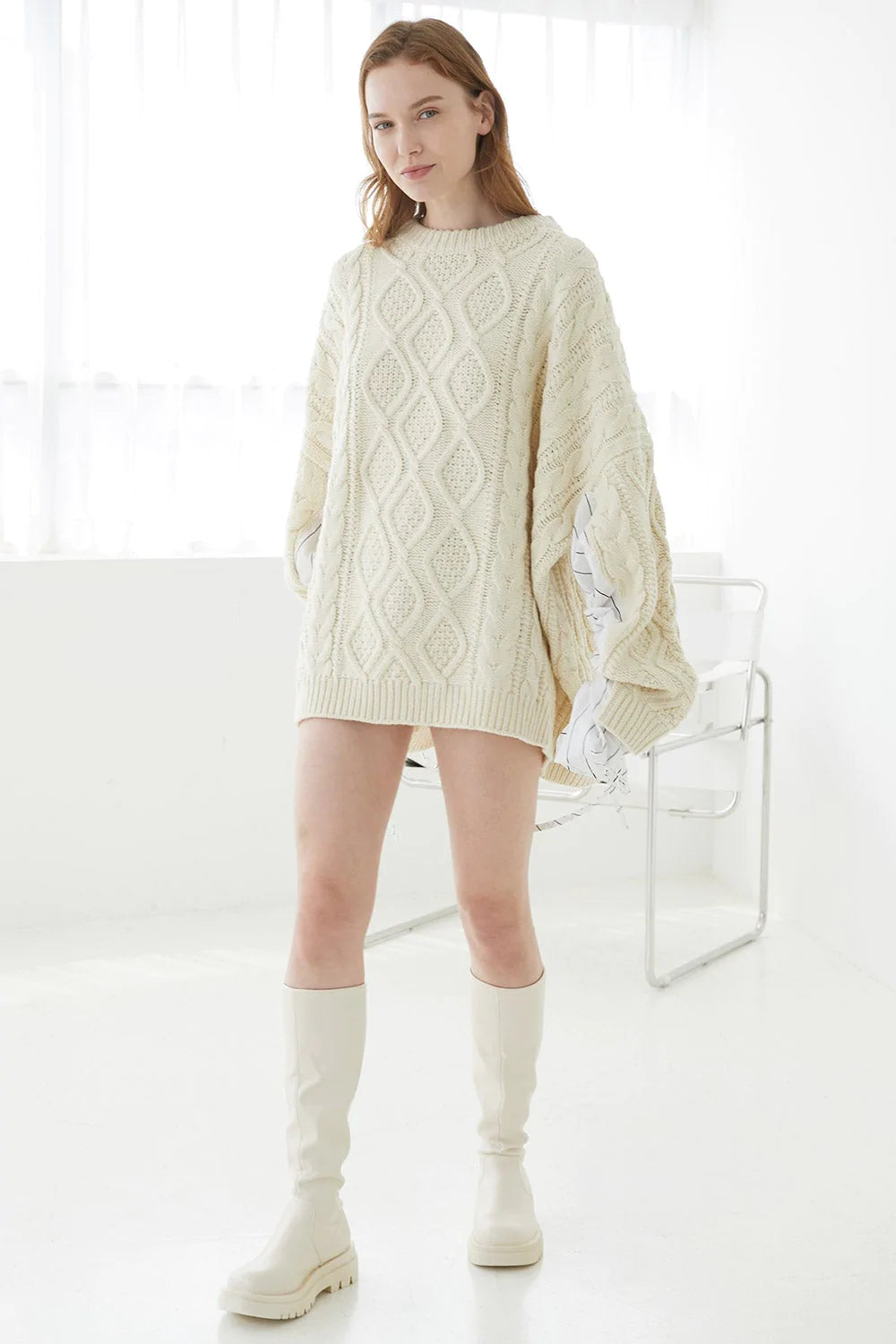 storets.com Sadie Shirt Combo Knit Pullover