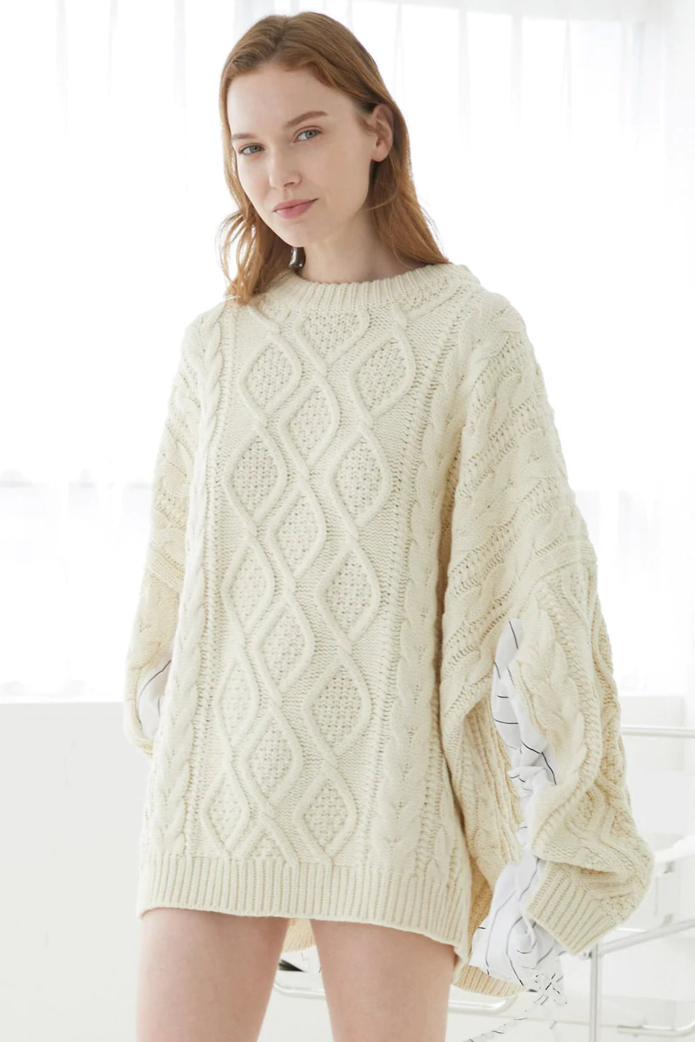 storets.com Sadie Shirt Combo Knit Pullover