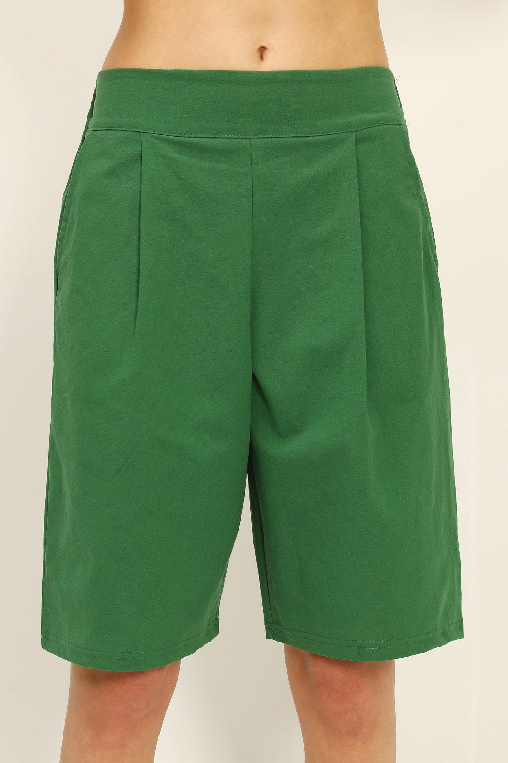 storets.com Harmony Pintuck Bermuda Shorts