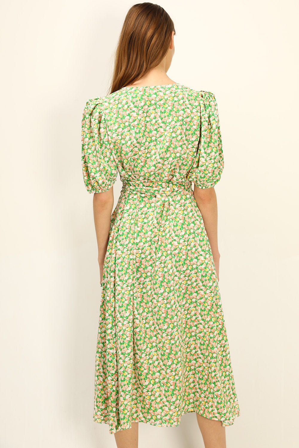 storets.com Katy Faux Wrap Dress In Floral