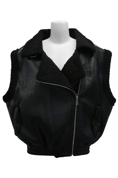 storets.com Arya Faux Shearling Vest