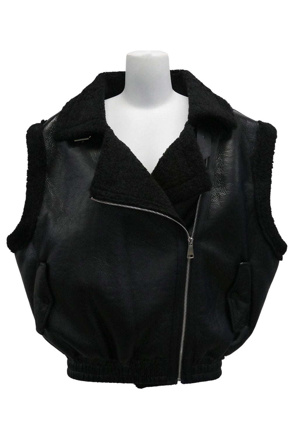storets.com Arya Faux Shearling Vest