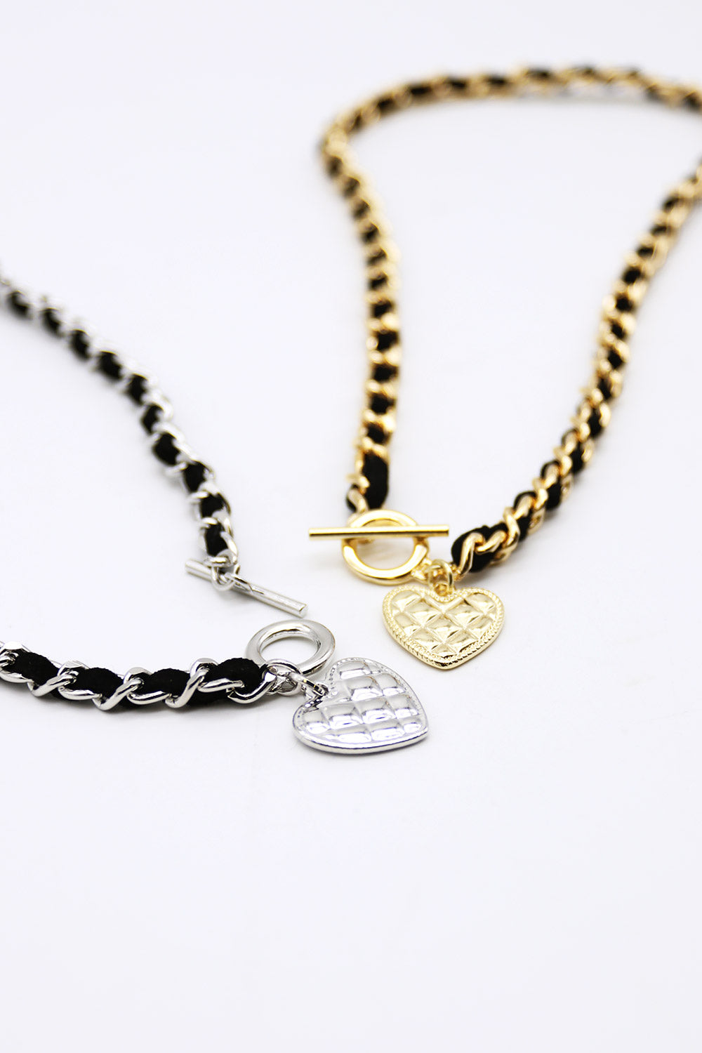 storets.com Black Chain Heart Necklace
