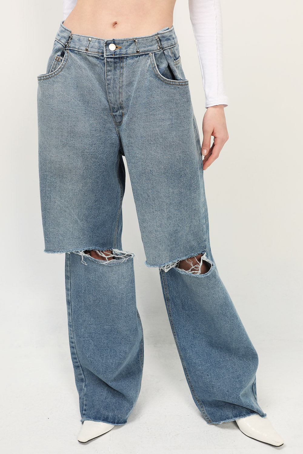 Vera Slash Cutout Jeans | Women's Denims | storets