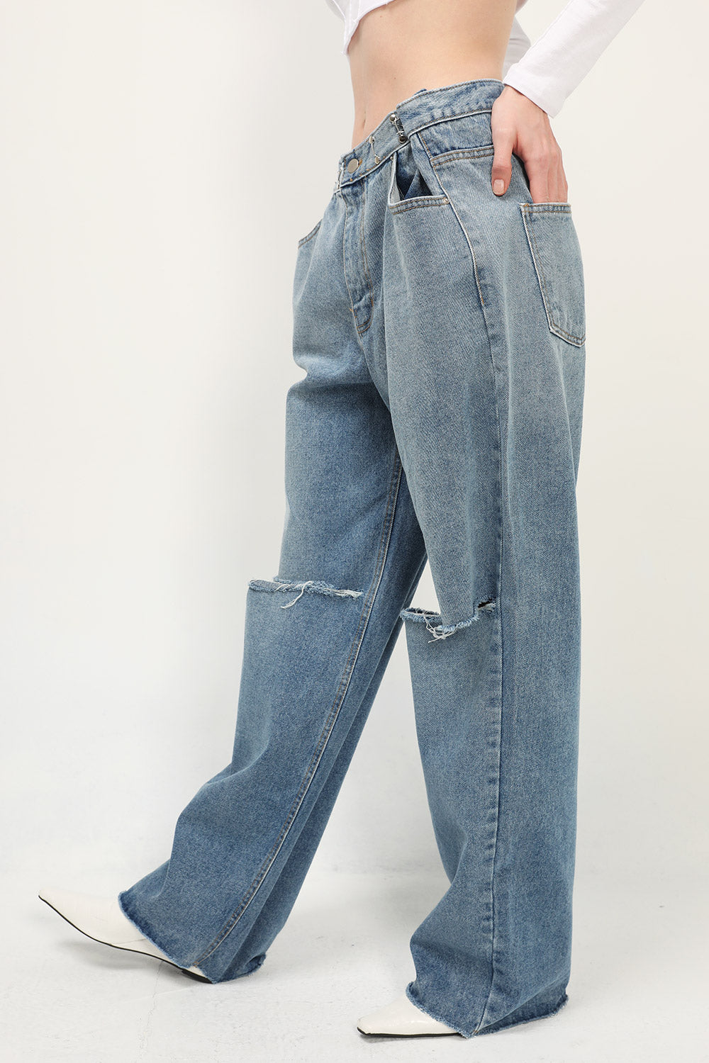 Vera Slash Cutout Jeans | Women's Denims | storets