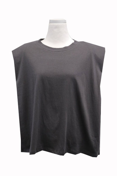 Elena Padded Shoulder T-shirt | Women's Tops | storets