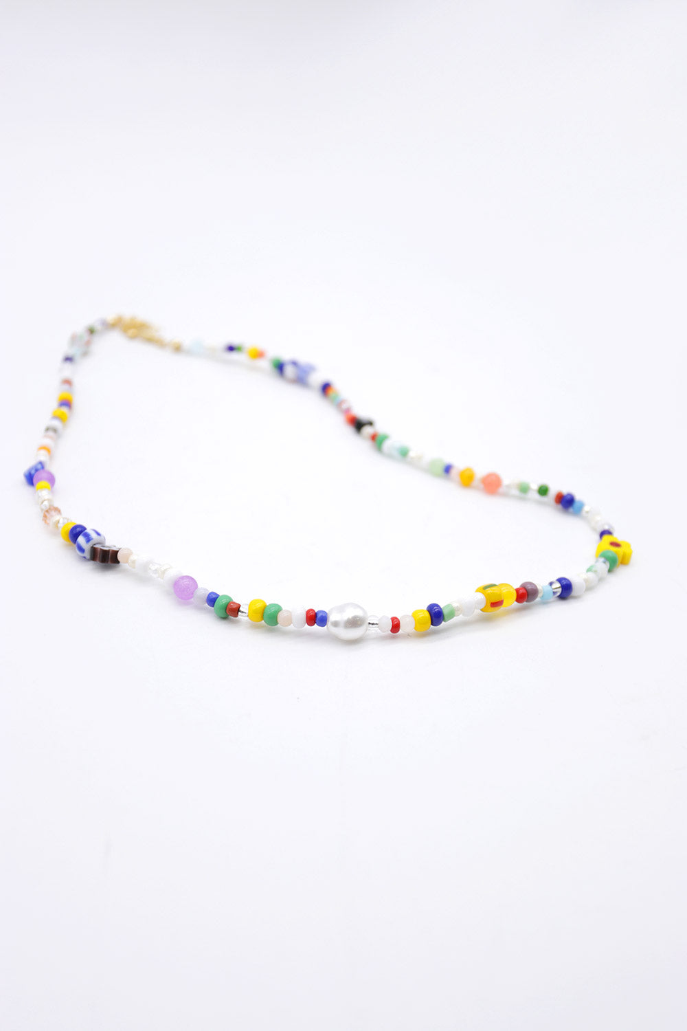 storets.com Irine Flower and Beads Necklace